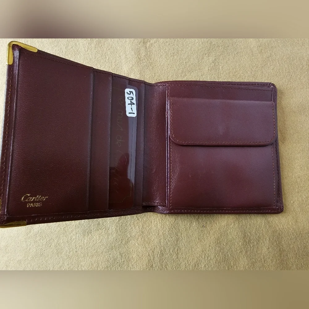 Authentic Cartier wallet GG41 With Authenticity Card. - Picture 4 of 14